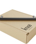 Lexington 6 Inch Center To Center Door And Drawer Pulls Matte Black 10 Pack For Cabinets And Furniture on Kruse box