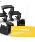 Outdoor Furniture Clips For Rattan Sofas And Wicker Chairs Easy Install Patio Sectional Fasteners in black color on display
