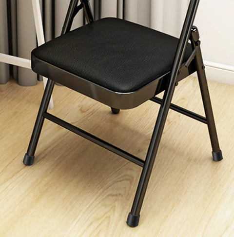 Tough As Nails Black PVC Rubber Furniture Leg Sleeves, Pack Of 16, snugly fit on chair legs to prevent floor scratches.