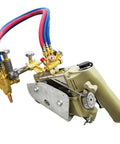 Heavy Duty Portable Gas Cutting Torch With Adjustable Speed Track designed for precision steel cutting with copper head.