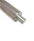 Close-up view of Heavy Duty Half Inch Steel Spring Loaded Pull Pin With Three Inch Extended Welded Barrel and Grippy T Lever.