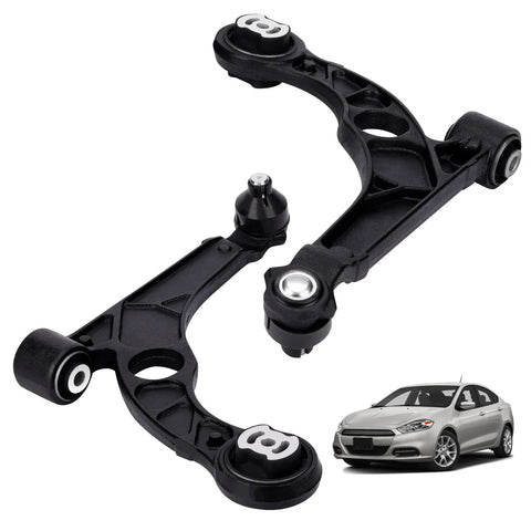 Beefy 2 Piece Front Lower Control Arm With Ball Joint For Chrysler 200 2015 2017 With 17 Inch Wheels And Dodge Dart 2013 2016 1.4L Turbo Engine