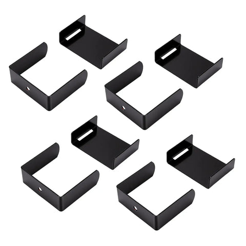 Heavy Duty Stainless Steel Leaf Spring Clamps For 2.5 Inch Wide Axles, Ultimate Repair Kit With Four Pieces To Boost Towing Stability And Control On Trucks Trailers Without Breaking The Bank, black four-piece set