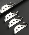 10 Pieces Triangle Bracket Furniture Support Thickened Universal Corner Connector for heavy duty shelving