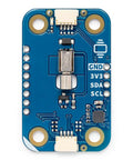 Top view of Modulino Vibro Vibration Feedback Module With Qwiic Sensor, blue circuit board, and visible component layout.