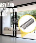 Screw On Track Cover For Sliding Patio Glass Doors Replacement Hardware In Stainless Steel 1 W X 7/16 H 6 Feet Long image