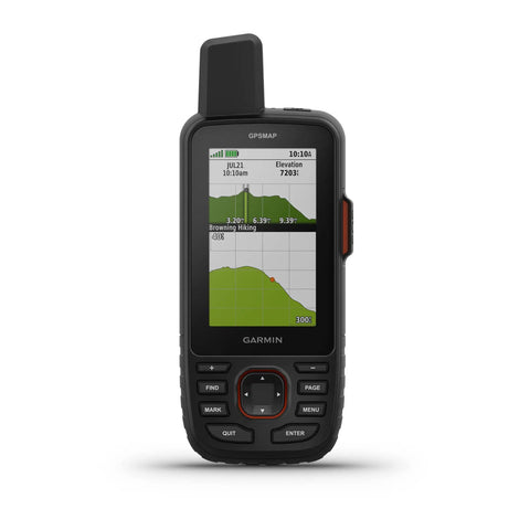 Rugged GPS Handheld With InReach Satellite Technology Two Way Messaging Interactive SOS And Detailed Mapping With A Three Inch Display