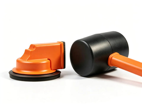 Heavy Duty Floor Gap Fixer With Rubber Mallet 70KG Suction Cup Puller for Laminate Vinyl Hardwood and Tile Floors Pro DIY Kit