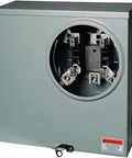 Front view of 200 Amp Ringless Underground Meter Socket With Horn Bypass, ANSI Certified, UL Listed, Model UHTRS223A