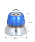Rock Solid Cnc Z Axis Tool Setter Gauge With Photoelectric Sensor And Heavy Duty Magnet Base For Shops Dead On Alignment No Sweat Tuning Quick Snap Fit Universal Machine Mount, blue and silver design, compact size 54mm x 50mm.