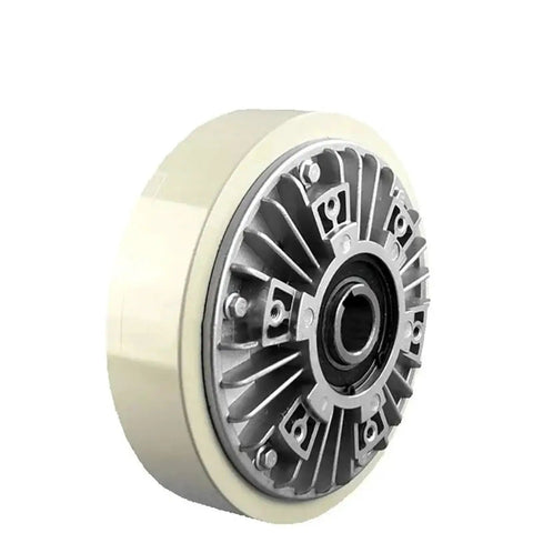 12Nm Magnetic Powder Brake With Hollow Shaft Center Clutch And Air Shaft Tension Control FZ12K-1, side view of brake mechanism