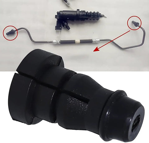 Brake Clutch Slave Master Cylinder Pipe Connector Joint Clip Seal Gasket Replacement Kit For VW Audi Seat Skoda OE Style beefed-up seal close-up