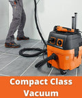 Heavy Duty Wet Dry Dust Extractor 5.8 Gallon Shop Vacuum With 1100W Motor And 151 Cfm in use at a job site for cleanup.