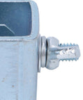 Close-up of Durable 8 Pack Butt Welding Clamps Made From Galvanized Steel to clamp sheet metal car doors and floor panels.