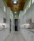 Modern kitchen with Under Counter T5 Fluorescent Bulbs 6 Pack 21 Inch 13 Watt F13T5 CW 4100K Cool White Linear Tubes lighting