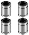 Set of 4 LM16UU Linear Ball Bearings 16mm Bore 28mm OD 37mm Length Double Sealed Dustproof Bearings for CNC and 3D Printers