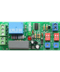 Dual Time Adjustable Cycle Delay Timer Relay Module With Infinite Loop Repeat On Off Switch High Precision Automation Timer For AC 100V To 240V Easy DIY Timer Relay For Projects, close-up of circuit board with components.