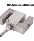 Close-up of Heavy Duty Built Tough Load Cell Sensor providing precise weighing, featuring stainless steel design and cable.