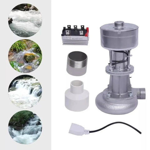 Portable Micro Hydroelectric Generator 500W For Camping And Emergency Power With 110V Or 220V Output High Turbine System
