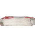 Side view of sealed pack of White Wrap Around Coffee Filters 40 Count For All Percolators With Fine Particle Paper