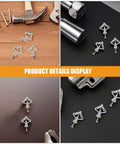 Drywall Anchors Kit With 50 Heavy Duty Plastic Butterfly Anchors And Screws Quick Easy Install For Hollow Walls And Plasterboard