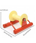Cable Guide Wheel And Wire Pulley Roller For Electricians, 200mm Wide Straight Running Pulley with clamp, 18 cm high