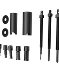 Internal Bearing Extractor Puller Tool Kit Snatches Nasty Bearings From Blind Holes Motorcycles And Cars With Five Adjustable Clamps 9 To 23mm Chrome Vanadium Steel Busts Rusted Joints Like A Boss Keeps Things Rolling Smoothly All Day Long No Stress. Chrome vanadium steel blind hole bearing puller kit with five clamps and three threaded rods