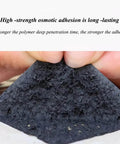 Heavy Duty Synthetic Roof Underlayment And Self Adhesive Waterproof Membrane With Thick Silver Foil showing high-strength adhesion detail.