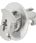 Tough Quick Swap Quarter Turn Panel Fasteners Hollow Steel Clips detail close-up showcasing quick-release mechanism.