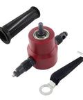 Double Head Sheet Metal Nibbler Cutter Drill Attachment For Iron, Stainless Steel, Aluminum, Plastic, And Plywood