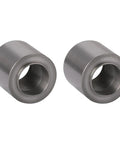 Steel 1/2 NPT Female Weld On Bung Fitting Adapter, CNC Machined, 2 Pack, Heavy Duty, Precision Tapered 1/2-14 NPT, Industrial Grade
