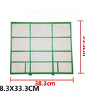 Solid Two Pack Washable Air Conditioner Filters For Split And Window Units reusable dust screen 38.3x33.3 cm detail view