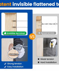 Comparison of Hidden One Eighth Inch Invisible Cable Railing Kit For Wood Posts Forty Pack Stainless Steel Swage Lag Screws vs traditional installation