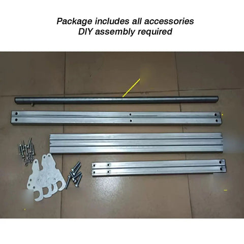 Premium Foldable Bubble Wrap Holder And Transport Station Dispenser Built Dang Tough With Rust Resistant Galvanized Steel, includes assembly parts.