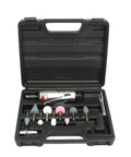 Tough As Nails Air Die Grinder Kit 20000RPM with various bits and tools in a black carrying case for garage use.