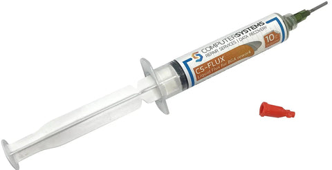 Low Viscosity Halogen-Free Liquid Flux For BGA Rework And Reballing Reflow Ready 10g syringe with cap