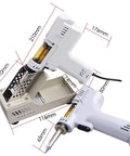 Electric Vacuum Desoldering Pump Portable Soldering Gun With 1.0mm Nozzle Strong Suction Tin Removal in measurements view