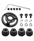 Hardened Steel 48P 86T Spur Gear Transmission Set With 18T 19T 20T 21T Pinions For Traxxas 1 Tenth RC