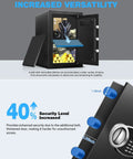 Big Ol 2.5 Cu Ft Fireproof Waterproof Safe Box For Documents And Valuables With Digital Keypad, emergency battery