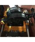 Job Site Ready Electric Pipe Threader Machine With 220V 750W Motor And 1/2 To 2 Inch NPT Dies showing detailed machinery components.