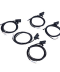 5 Piece Photoelectric Switch Sensor Set With U Shaped Slot For Accurate Detection And Flexible Positioning Quick Install