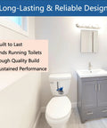 Universal 3 Inch Toilet Flapper Replacement That Stops Leaks And Saves Water, Soft PVC Seal For A Tight, Long-Lasting Fit, Compatible With Gerber 99-788 And Most 3 Inch Flush Valves, Keeps Your Water Bill In Check, blue flapper in toilet tank