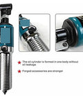 Bulletproof Heavy Duty Hydraulic Gear Puller With 10 Inch Stroke And 10 Ton Pulling Capacity showing oil cylinder and forged accessories.