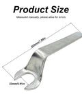 5 Piece Hella Durable Fire Sprinkler Spanner Wrench Kit For 1 2 Inch Pendent Recessed Heads Pro Grade Steel Fixture Tool showing 203mm length and 23mm width.