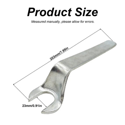 Close-up of Two Pack Tough As Nails Fire Sprinkler Wrench Tool, 203mm long, heavy duty steel for 1/2 inch fittings.