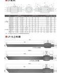 Technical diagram of Heavy Duty Pneumatic Vacuum Generator For Large Suction And High Flow In Pneumatic Conveying Systems