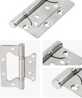 Beefy Silent Side Hinges For Doors And Windows Thickened 304 Stainless Steel Rust Resistant Hardware Heavy Duty Anti Pump Shaft Durable Door And Window Accessory Hinges showcasing design and material details.