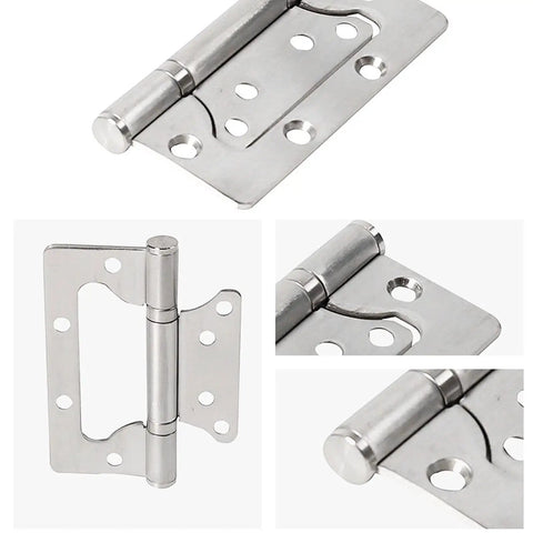 Beefy Silent Side Hinges For Doors And Windows Thickened 304 Stainless Steel Rust Resistant Hardware Heavy Duty Anti Pump Shaft Durable Door And Window Accessory Hinges showcasing design and material details.