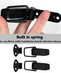 Close-up of Two Pack Front Bumper Hook Lock Clips Universal Quick Release Bumper Trunk Clips Self Adhesive Fasteners for cars and SUVs.