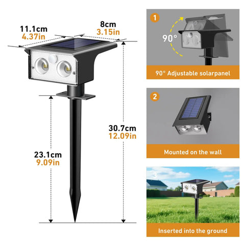 4 Pack Solar Outdoor Security Lights Wide Angle Motion Sensor Waterproof Led Garden Glow Driveway Patio Dusk To Dawn Auto On Lock Down Your Block Zero Wiring Hassle Smooth Beast Mode Night Shield Big Time Game Changer Home Safety